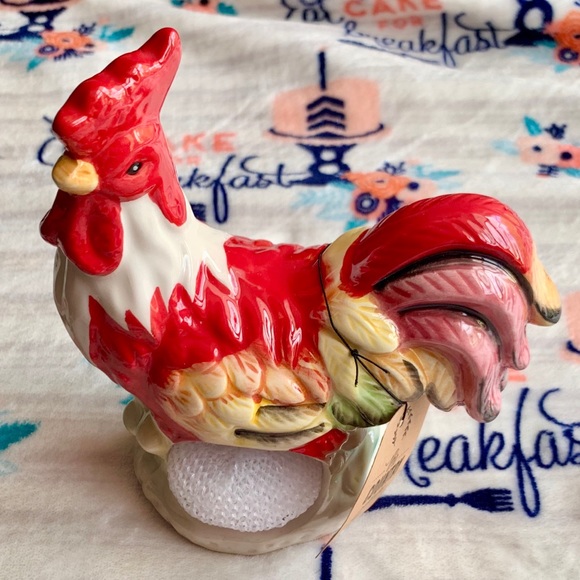 1 LEFT! 🐓 Red Rooster Farmhouse Sponge Holder 🐓 - Picture 3 of 4
